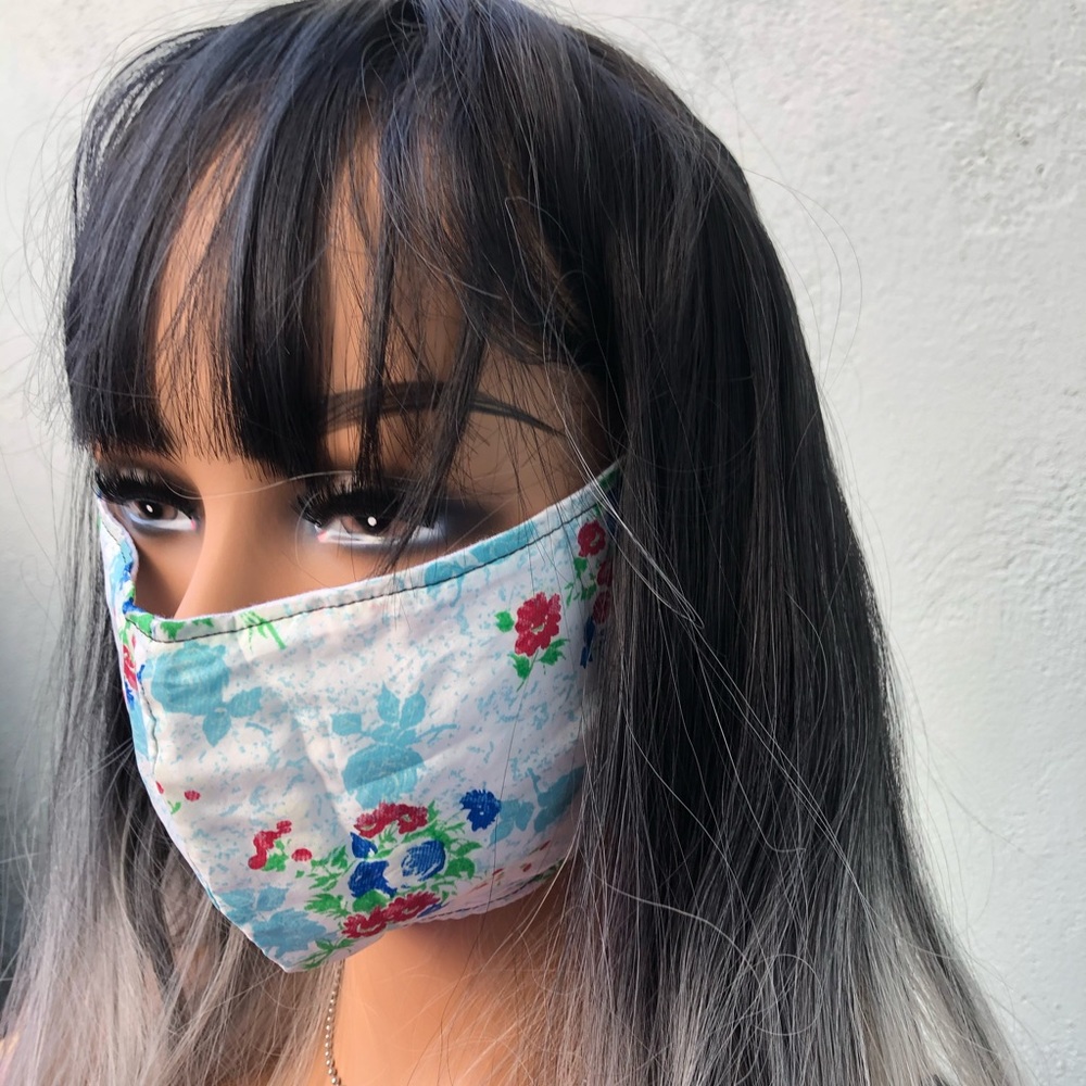 Beautiful Unique Handmade Masks ✨ Flower drop 🌸🌼🌺🌻🌷 - Picture 2 of 4